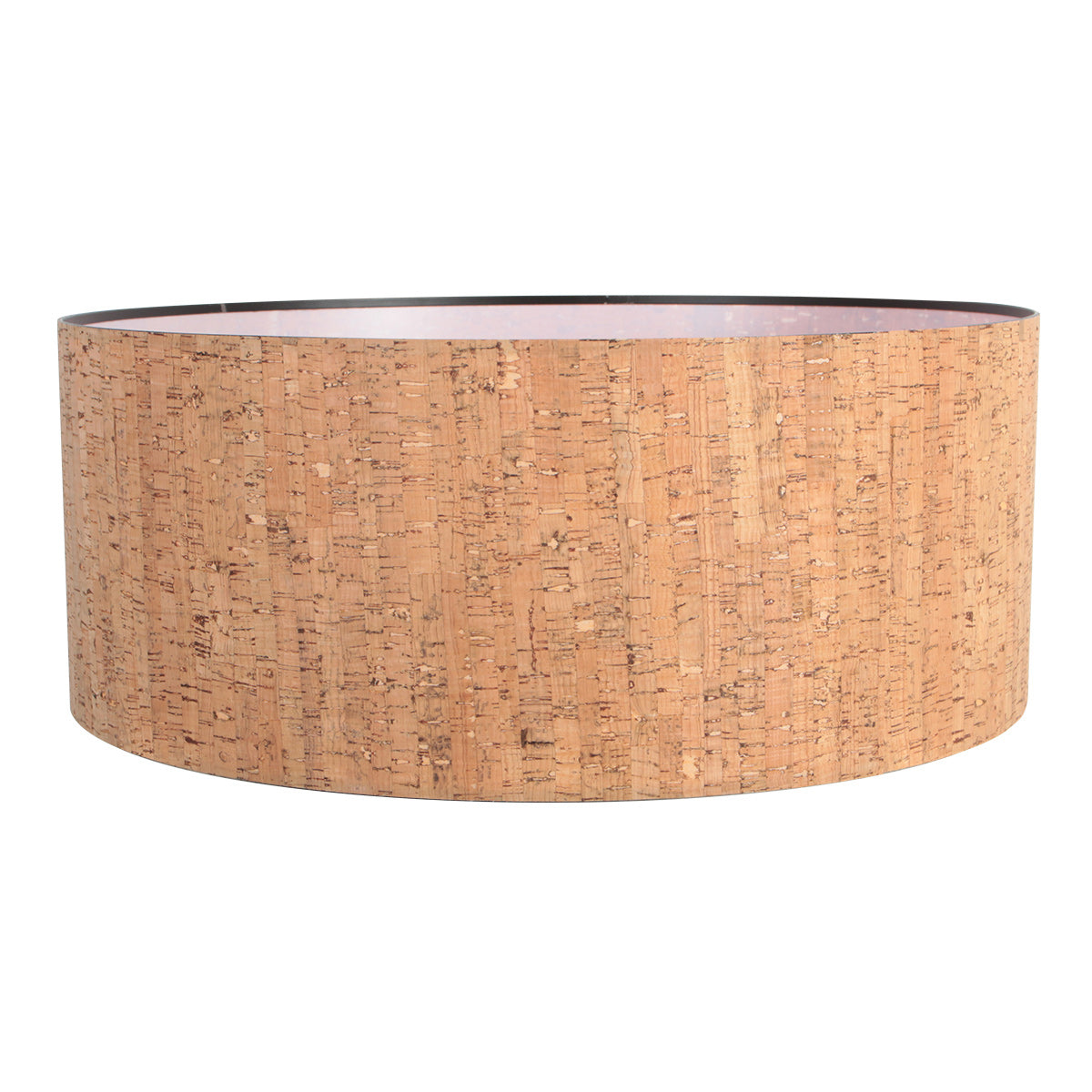 Hanglamp Sparkled Light 4337ZW zwart met beige kap in kurkstructuur