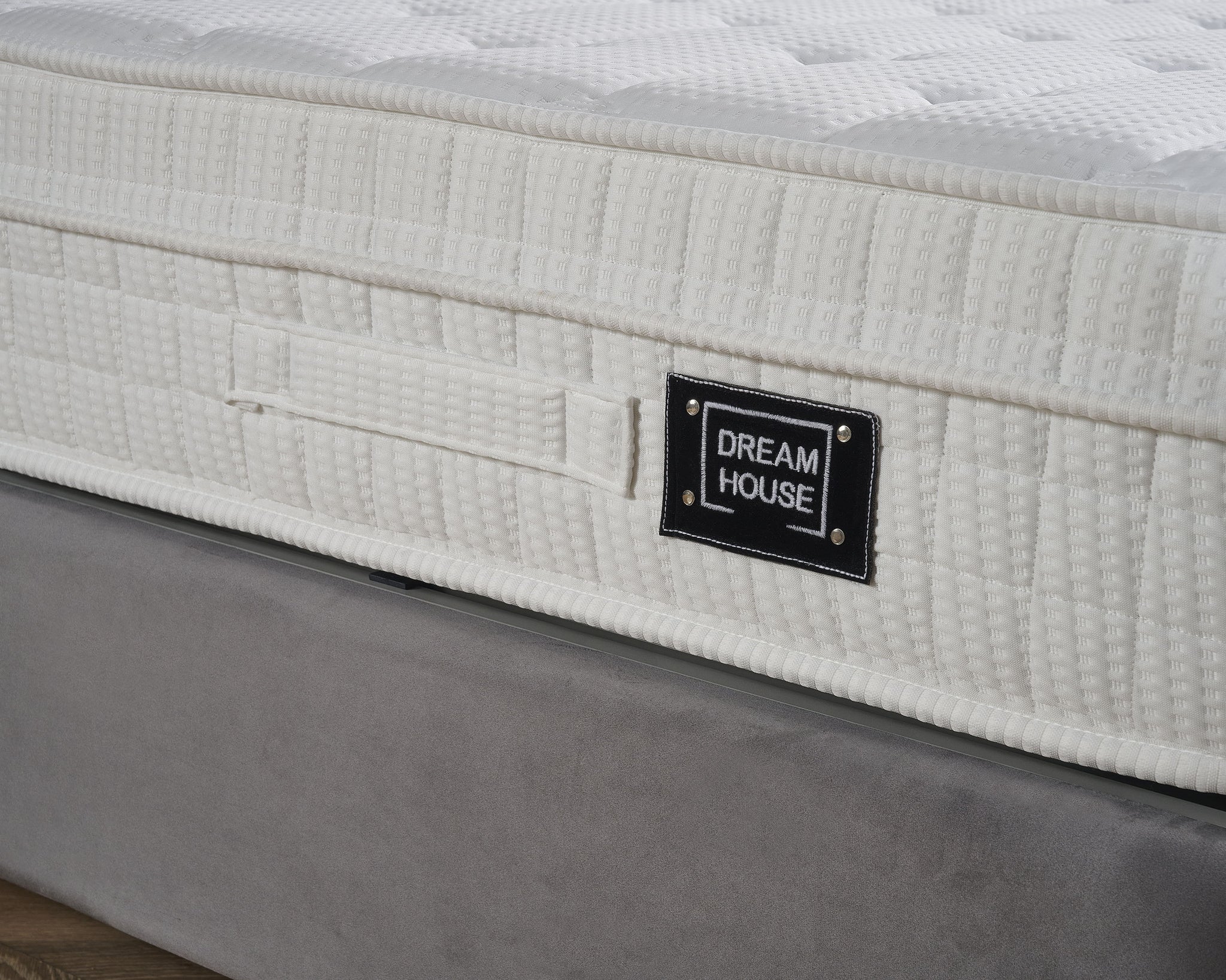Opbergboxspring Miami Velvet Antraciet 160x200