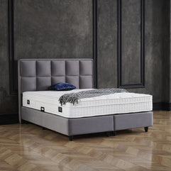 Opbergboxspring Miami Velvet Antraciet 180x200