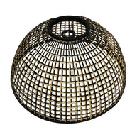 Nox Light 4477ZW – hanglamp met halfronde bamboe kap 60 cm