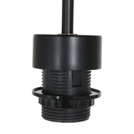 Nox Light 4477ZW – hanglamp met halfronde bamboe kap 60 cm