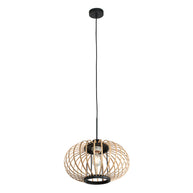 Hanglamp Silva 4479ZW – trendy bamboe Ø31 cm met E27-fitting