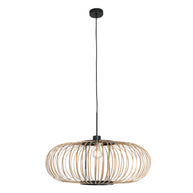 Hanglamp Silva 4480ZW – trendy bamboe Ø60cm met E27 fitting