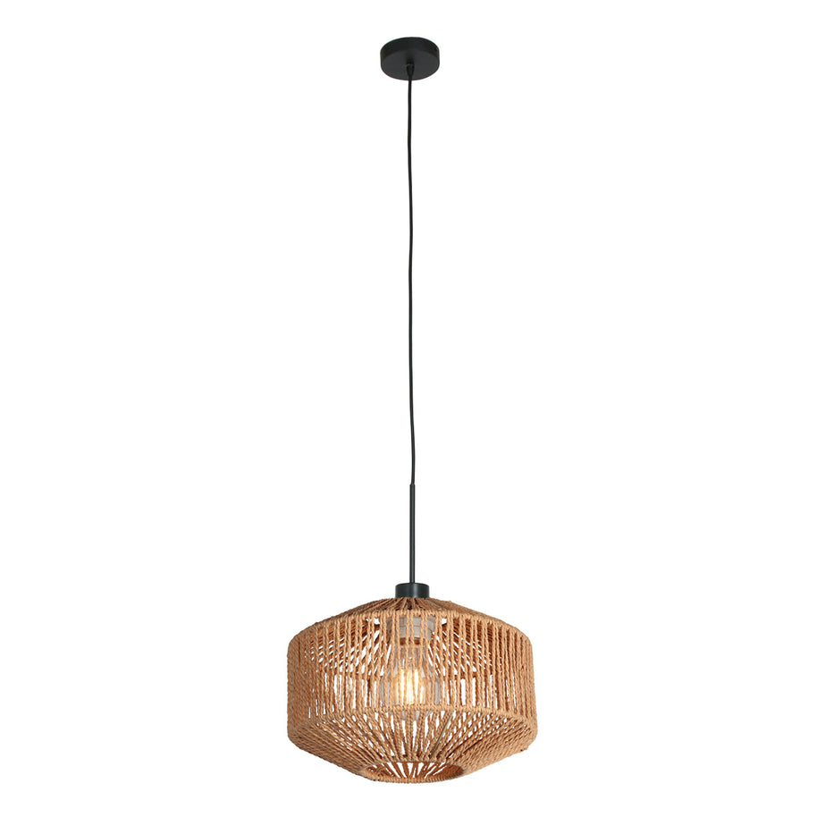 Hanglamp Ropex 4481ZW – touwhanglamp voor een warme sfeer