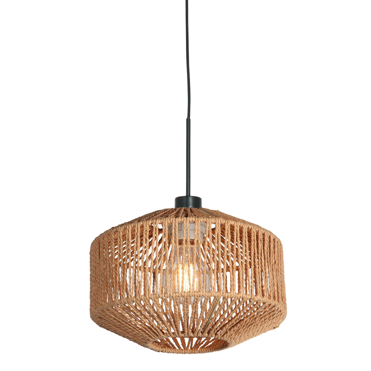 Hanglamp Ropex 4481ZW – touwhanglamp voor een warme sfeer