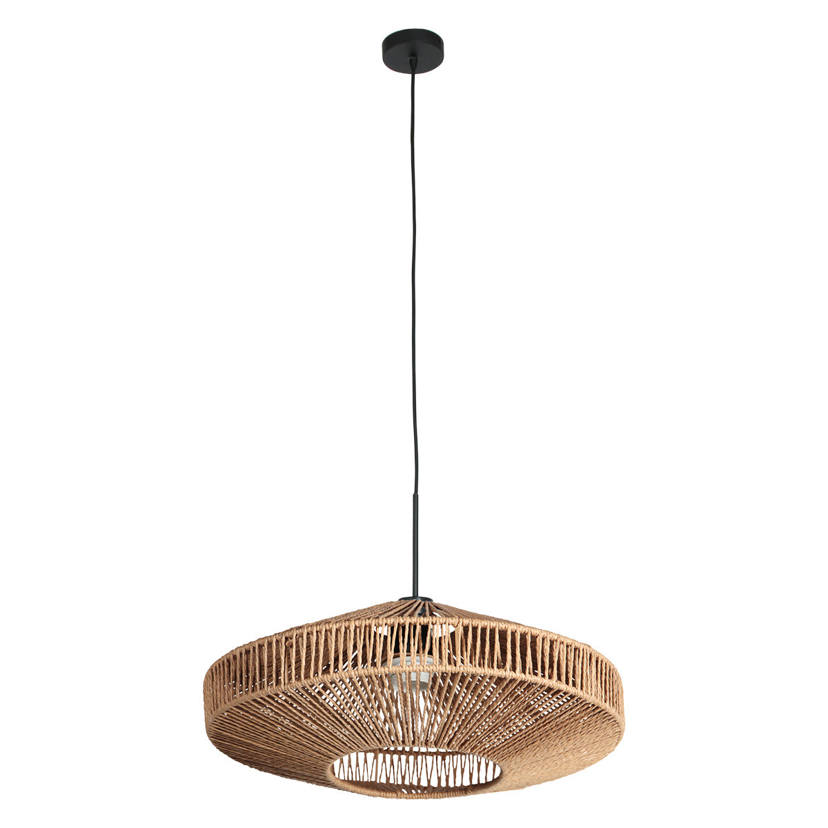 Hanglamp Ropex 4483ZW – sfeervolle Scandinavische touwlamp