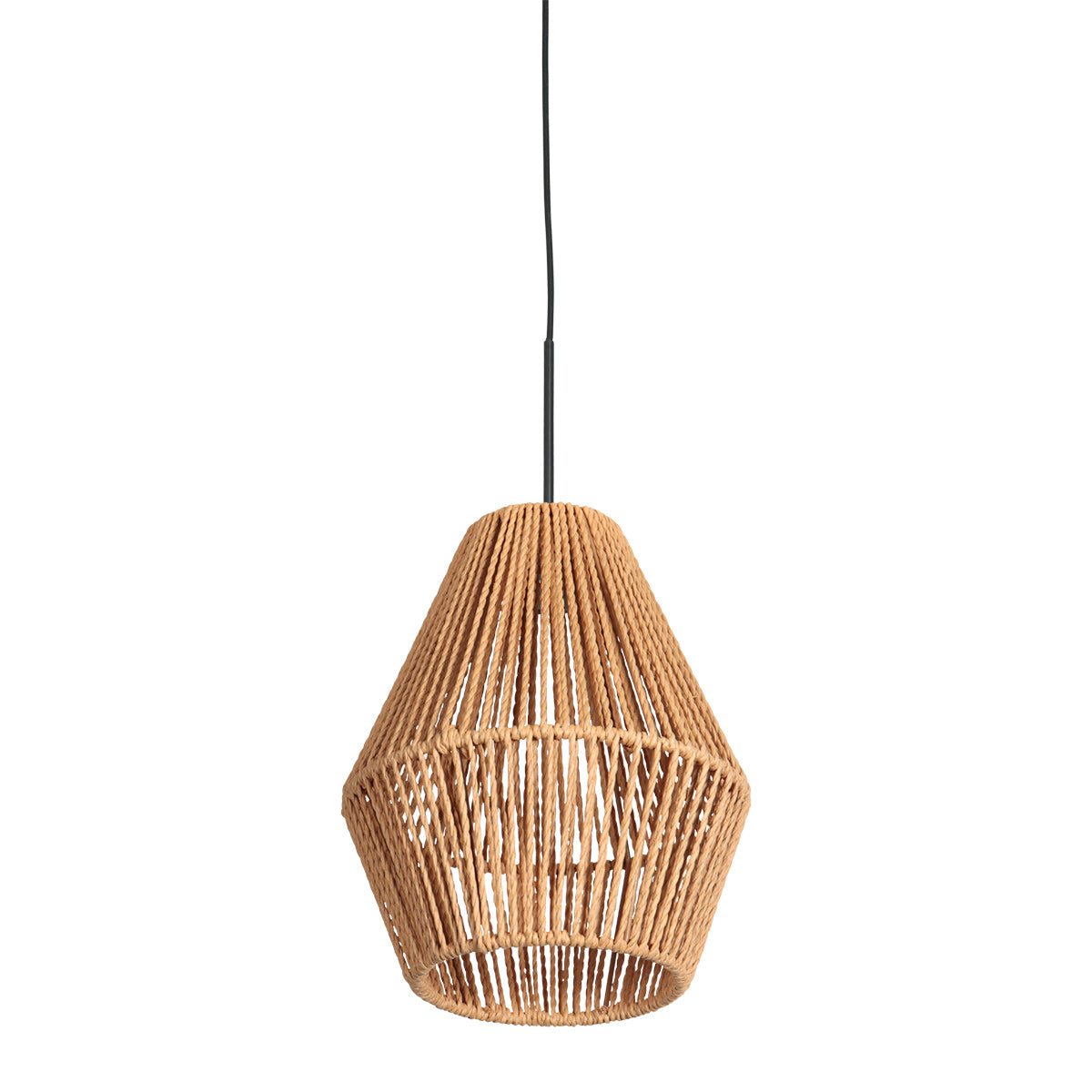 Hanglamp Ropex 4484ZW – speelse touwlamp in boho-stijl