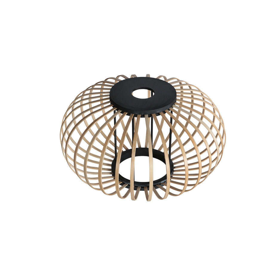 Hanglamp Silva 4524ZW – 5-lichts bamboeontwerp Ø31 cm trendy