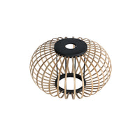 Hanglamp Silva 4524ZW – 5-lichts bamboeontwerp Ø31 cm trendy