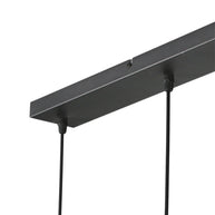 Nox Light 4528ZW – hanglamp met 5 bamboe kapjes