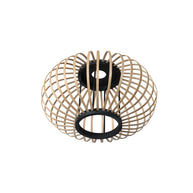 Hanglamp Silva 4529ZW – 5-lichts bamboelamp voor eettafel