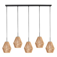 Hanglamp Ropex 4531ZW – 5-lichts touwlamp voor sfeervol wonen
