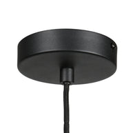 Nox Light 4538ZW – compacte hanglamp met bamboe kap