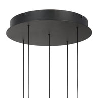 Belluno 4585ME – Luxe hanglamp in messing met 5 lichtpunten
