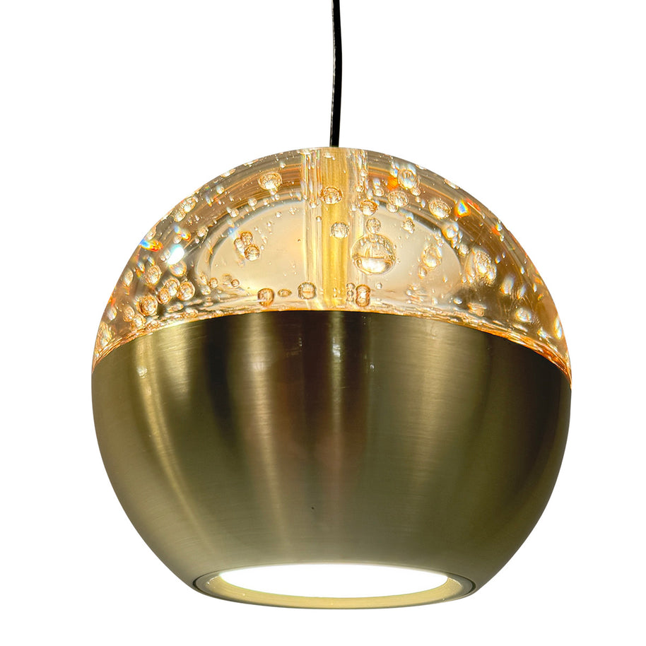 Belluno 4585ME – Luxe hanglamp in messing met 5 lichtpunten
