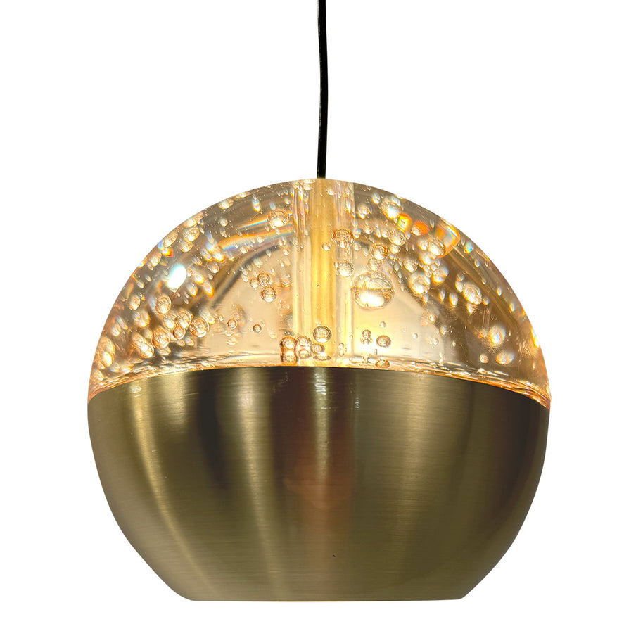 Belluno 4585ME – Luxe hanglamp in messing met 5 lichtpunten