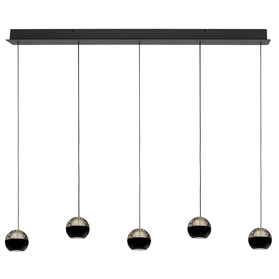 Belluno 4586ZW – 5-lichts hanglamp met kabellift