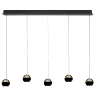 Belluno 4586ZW – 5-lichts hanglamp met kabellift