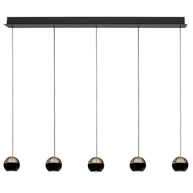 Belluno 4586ZW – 5-lichts hanglamp met kabellift