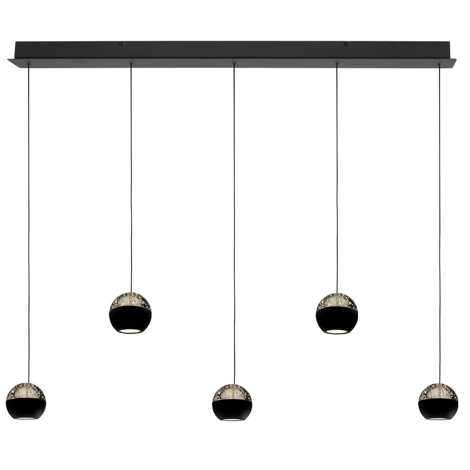 Belluno 4586ZW – 5-lichts hanglamp met kabellift