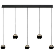 Belluno 4586ZW – 5-lichts hanglamp met kabellift
