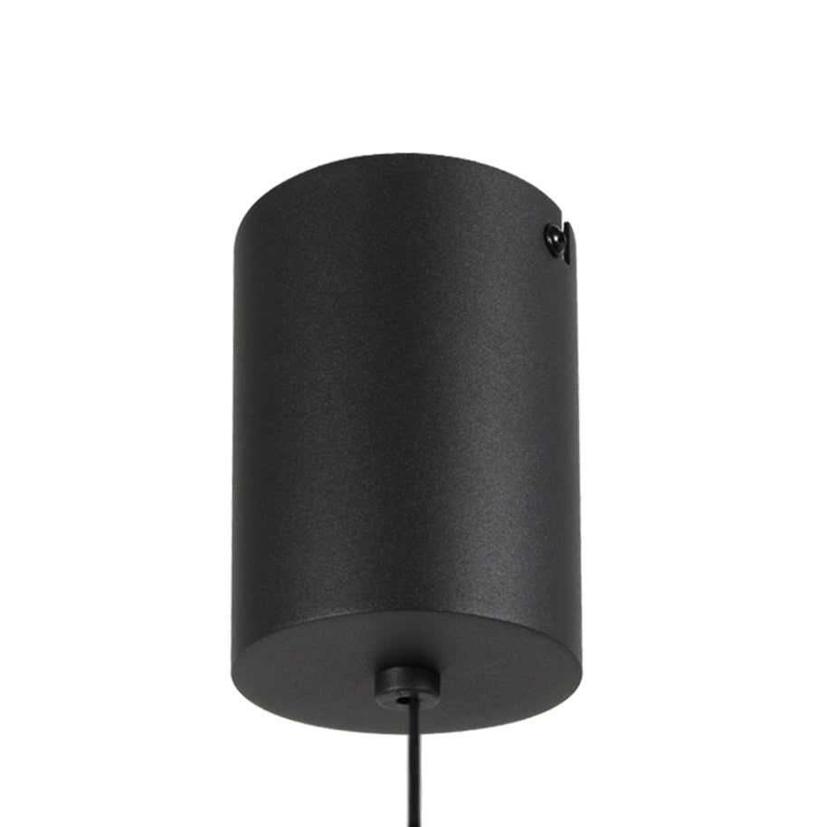 Belluno 4587ME – Messing hanglamp met amber glas