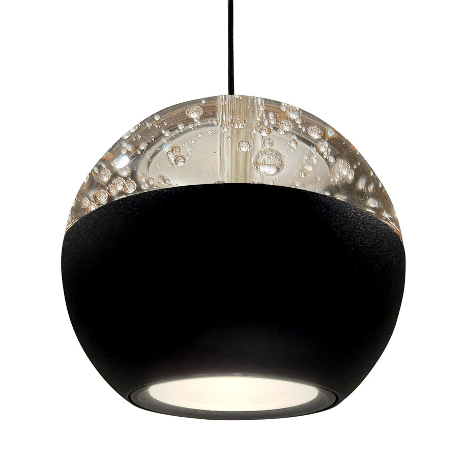 Belluno 4587ZW – 1-lichts hanglamp zwart met kabellift