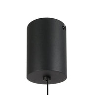 Belluno 4587ZW – 1-lichts hanglamp zwart met kabellift