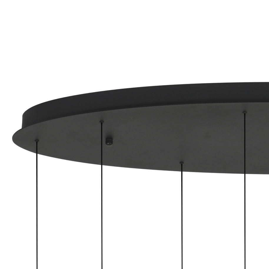 Belluno 4591ZW – 8-lichts hanglamp met kabellift