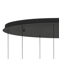Belluno 4591ZW – 8-lichts hanglamp met kabellift
