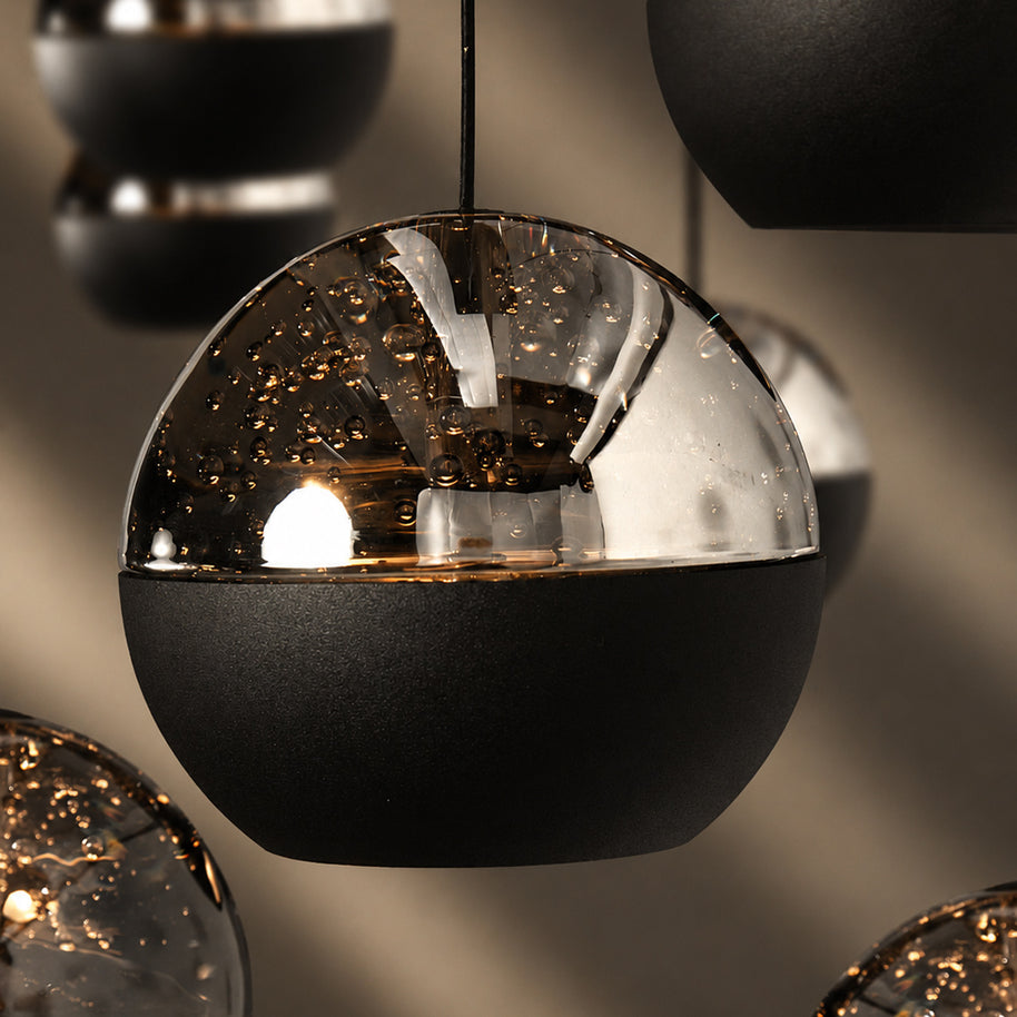 Belluno 4591ZW – 8-lichts hanglamp met kabellift