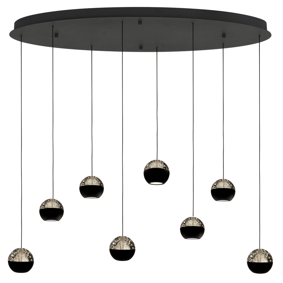 Belluno 4591ZW – 8-lichts hanglamp met kabellift