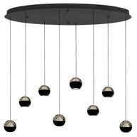 Belluno 4591ZW – 8-lichts hanglamp met kabellift