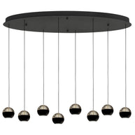 Belluno 4591ZW – 8-lichts hanglamp met kabellift