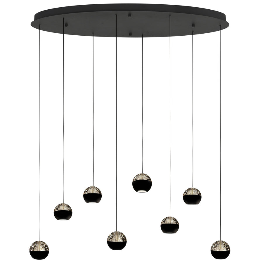 Belluno 4591ZW – 8-lichts hanglamp met kabellift