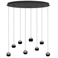 Belluno 4591ZW – 8-lichts hanglamp met kabellift