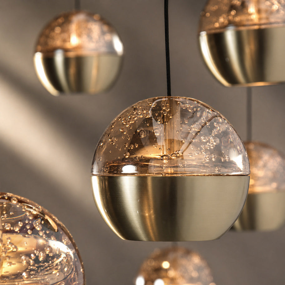 Belluno 4592ME – 8-lichts hanglamp met kabellift