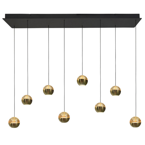 Belluno 4592ME – 8-lichts hanglamp met kabellift