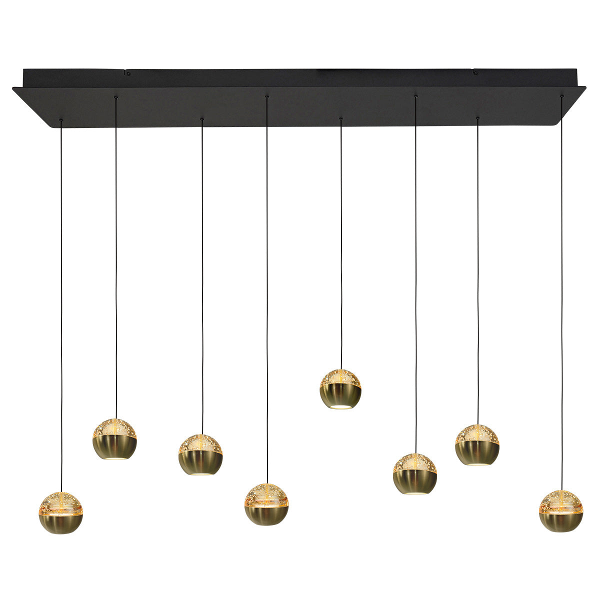 Belluno 4592ME – 8-lichts hanglamp met kabellift