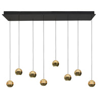 Belluno 4592ME – 8-lichts hanglamp met kabellift