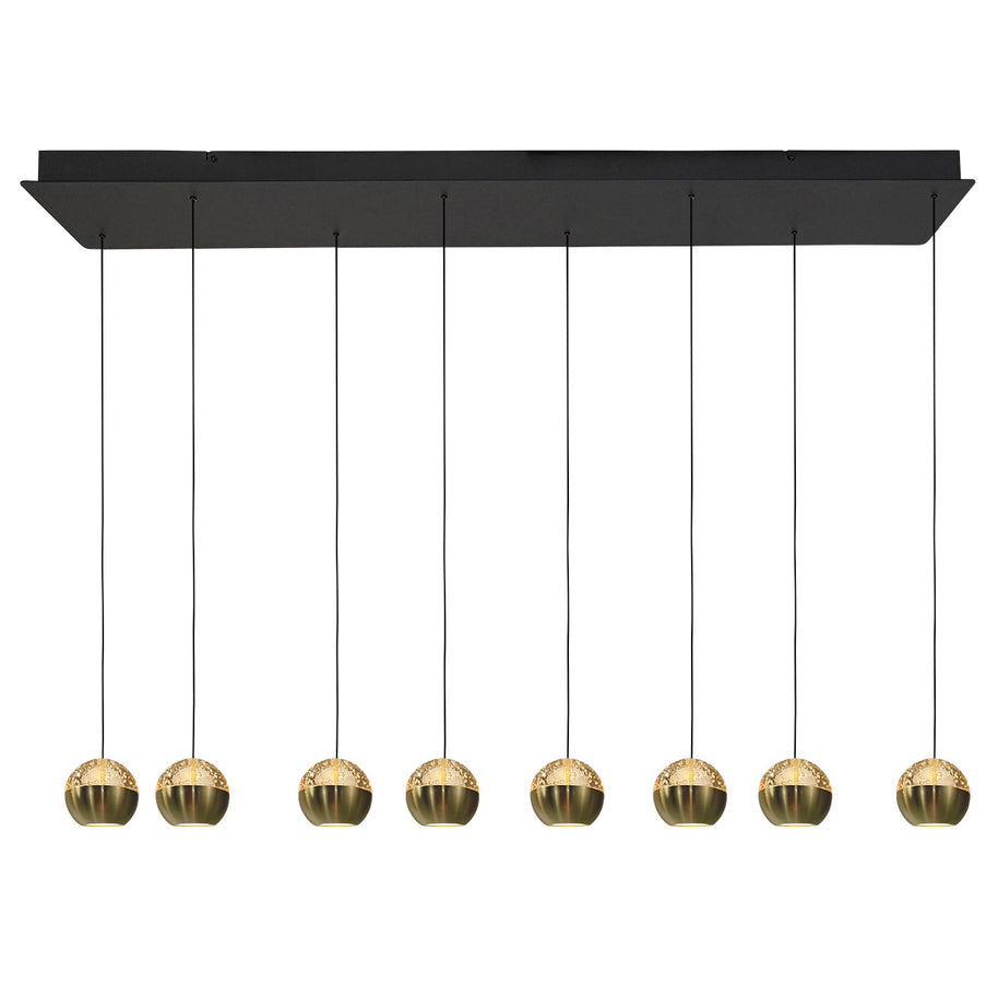 Belluno 4592ME – 8-lichts hanglamp met kabellift
