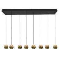 Belluno 4592ME – 8-lichts hanglamp met kabellift