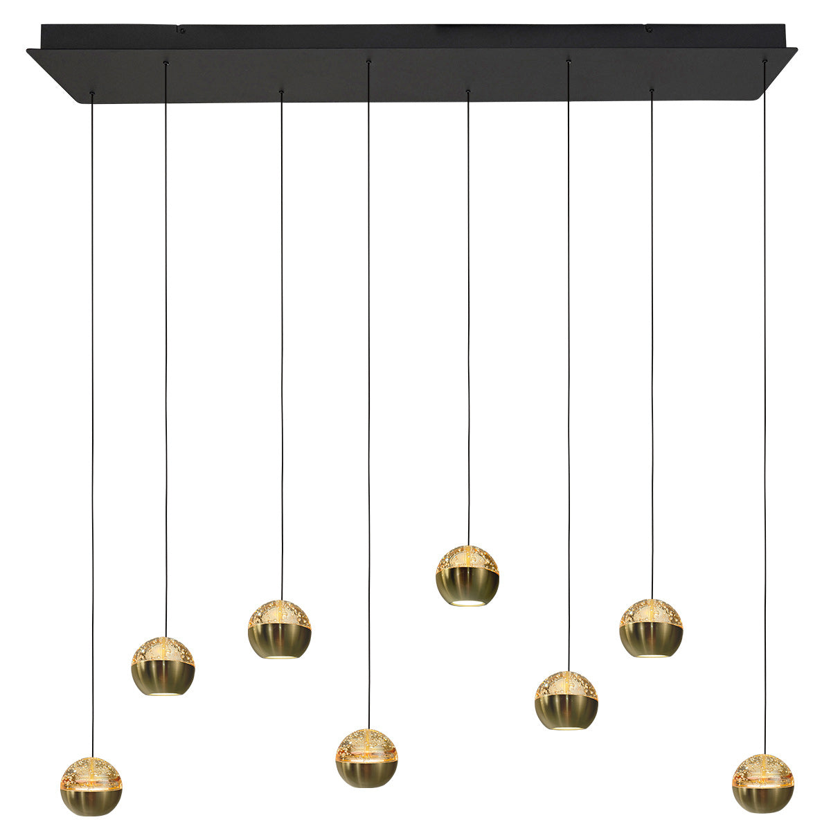 Belluno 4592ME – 8-lichts hanglamp met kabellift