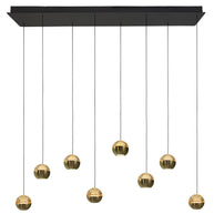 Belluno 4592ME – 8-lichts hanglamp met kabellift
