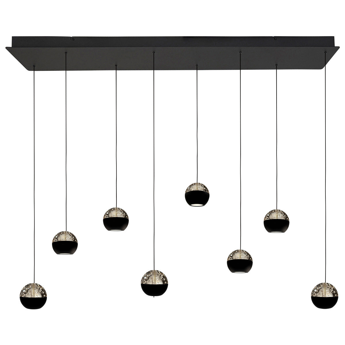 Belluno 4592ZW – 8-lichts hanglamp met kabellift