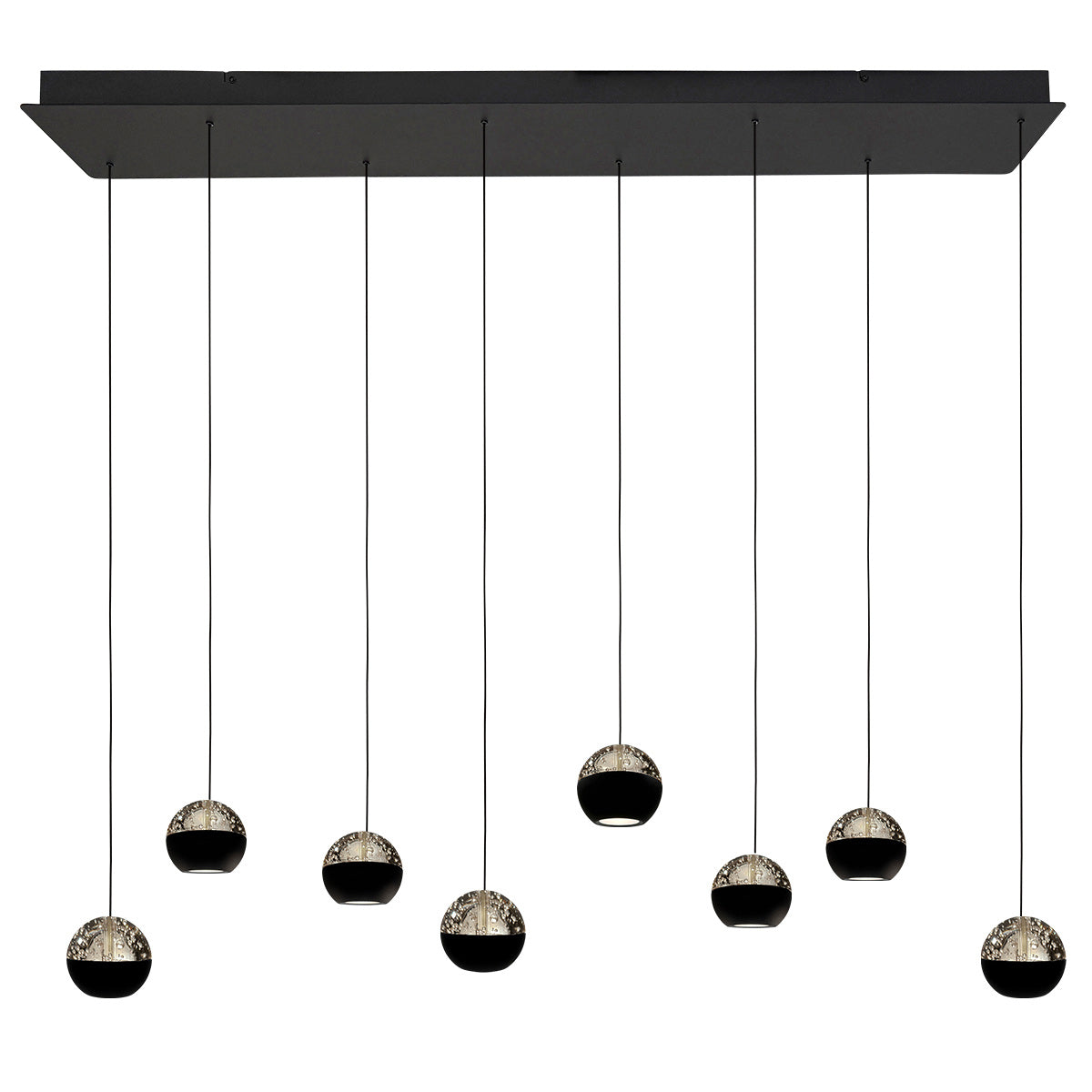 Belluno 4592ZW – 8-lichts hanglamp met kabellift