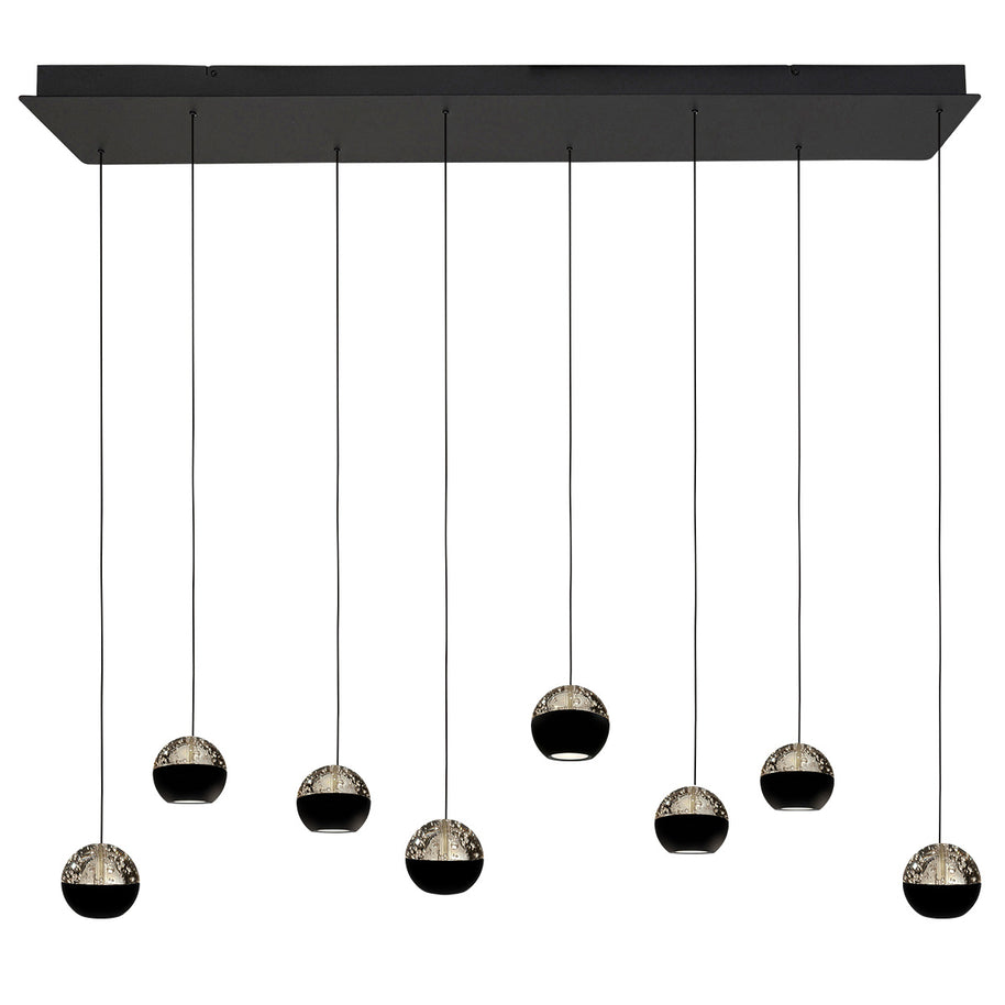 Belluno 4592ZW – 8-lichts hanglamp met kabellift