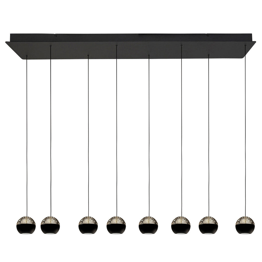 Belluno 4592ZW – 8-lichts hanglamp met kabellift