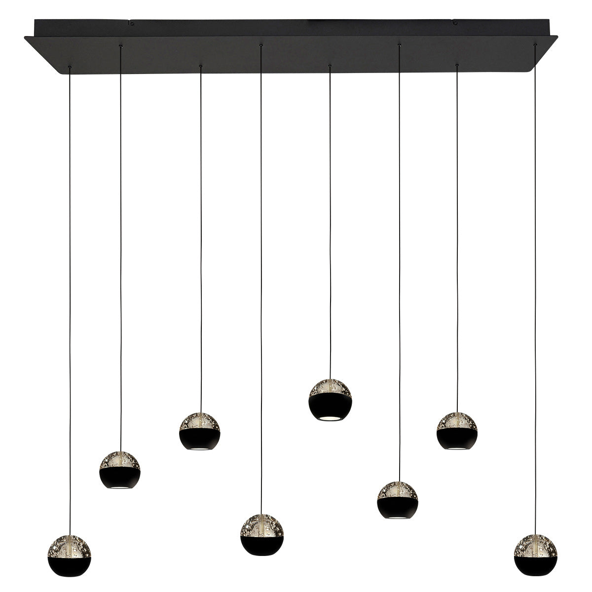 Belluno 4592ZW – 8-lichts hanglamp met kabellift