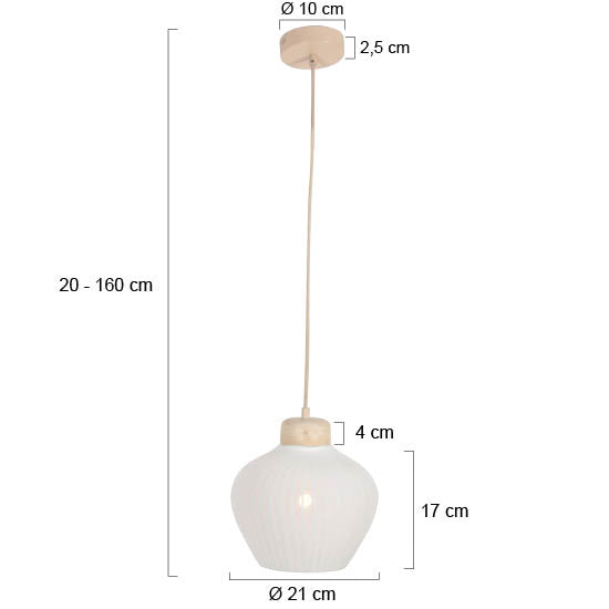 Travino 4598CR hanglamp – linnen en travertin in natuurlijke stijl